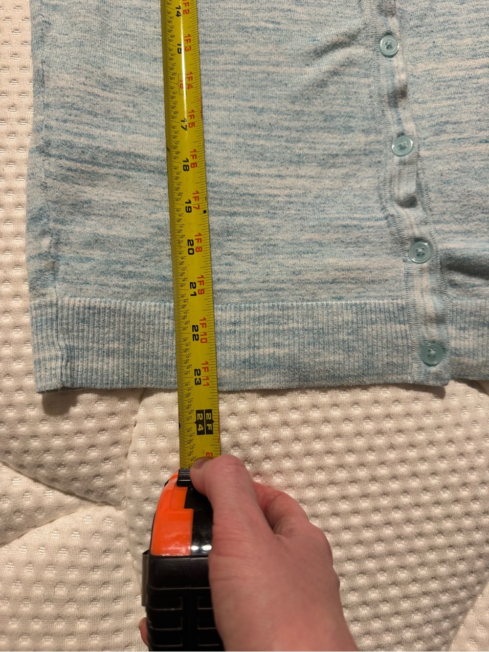 Merona Light Blue' Button-Up Cardigan Sweater - Picture 5 of 7